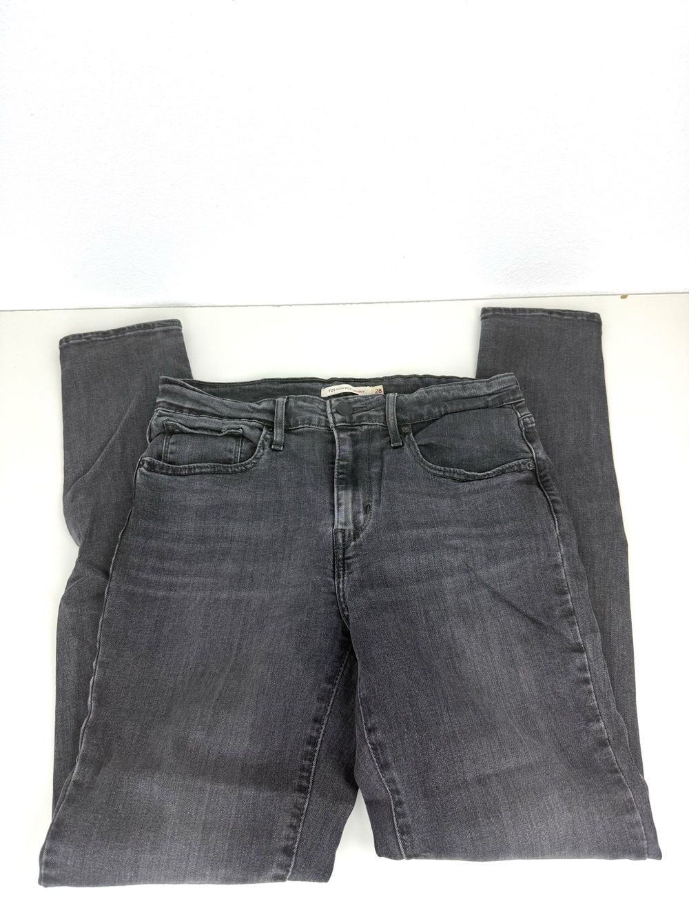 Levi's Dark Gray Skinny Jeans 28